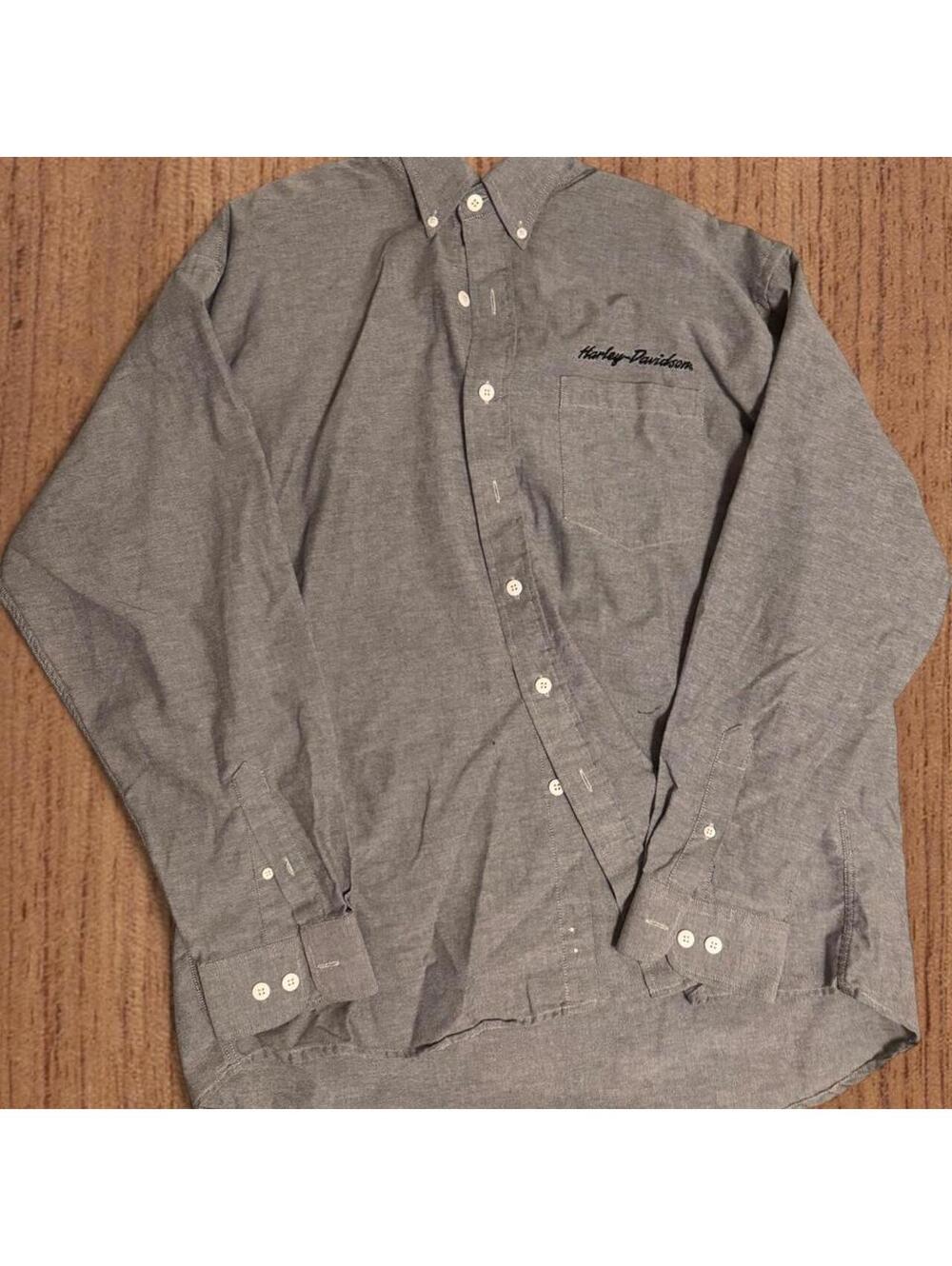 Harley Davidson Men's Grey Shirt